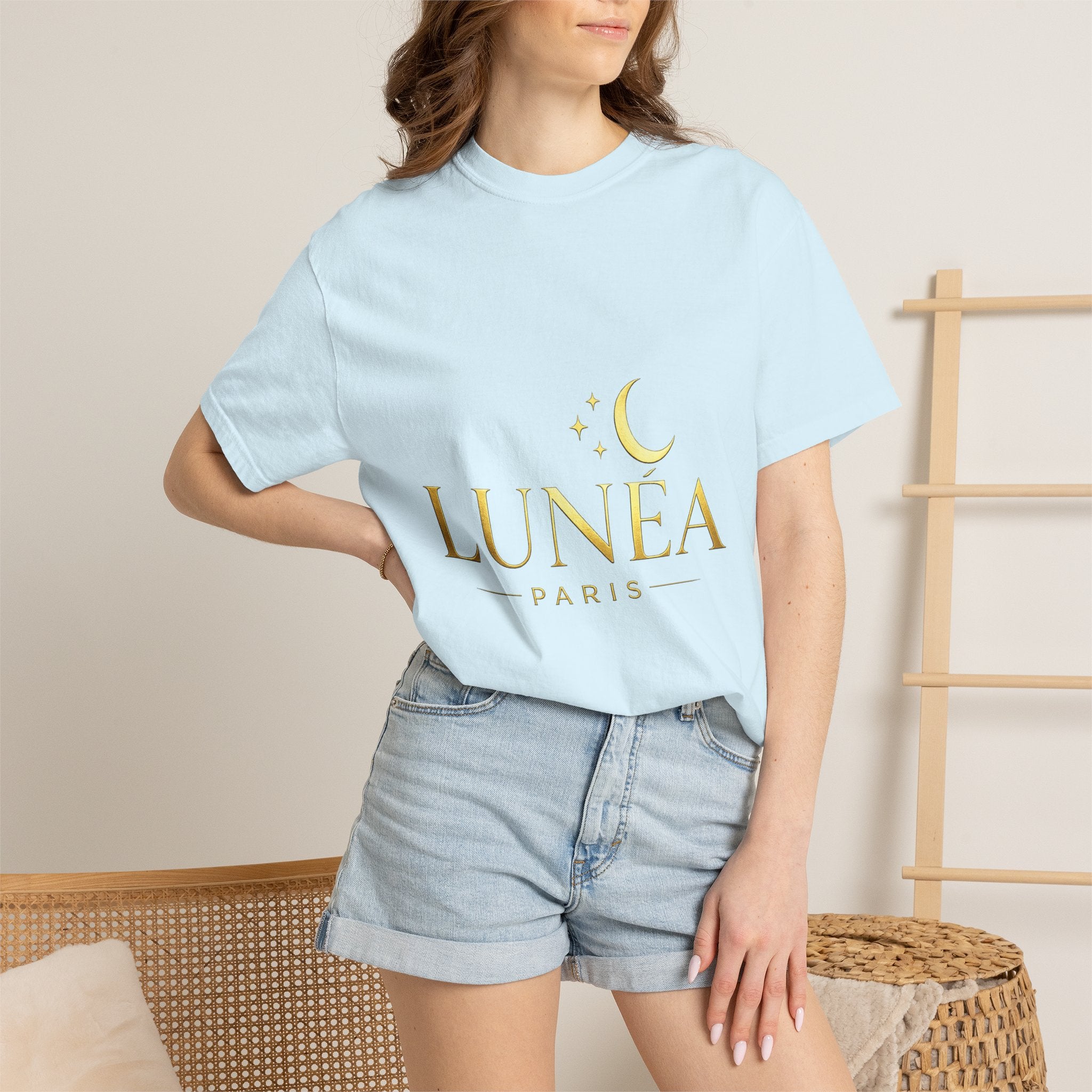 T-Shirt Croissant Doré Lunéa