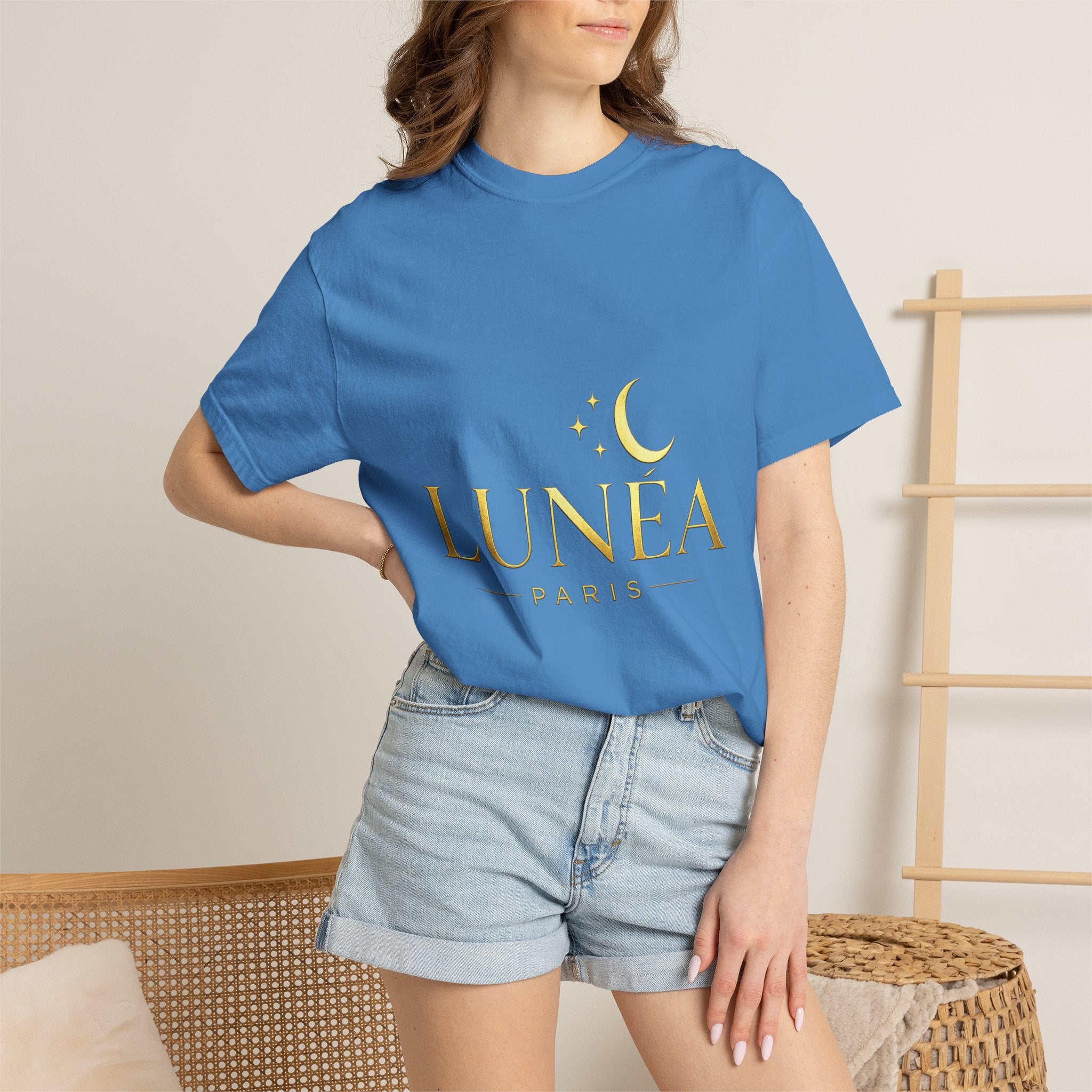 T-Shirt Croissant Doré Lunéa