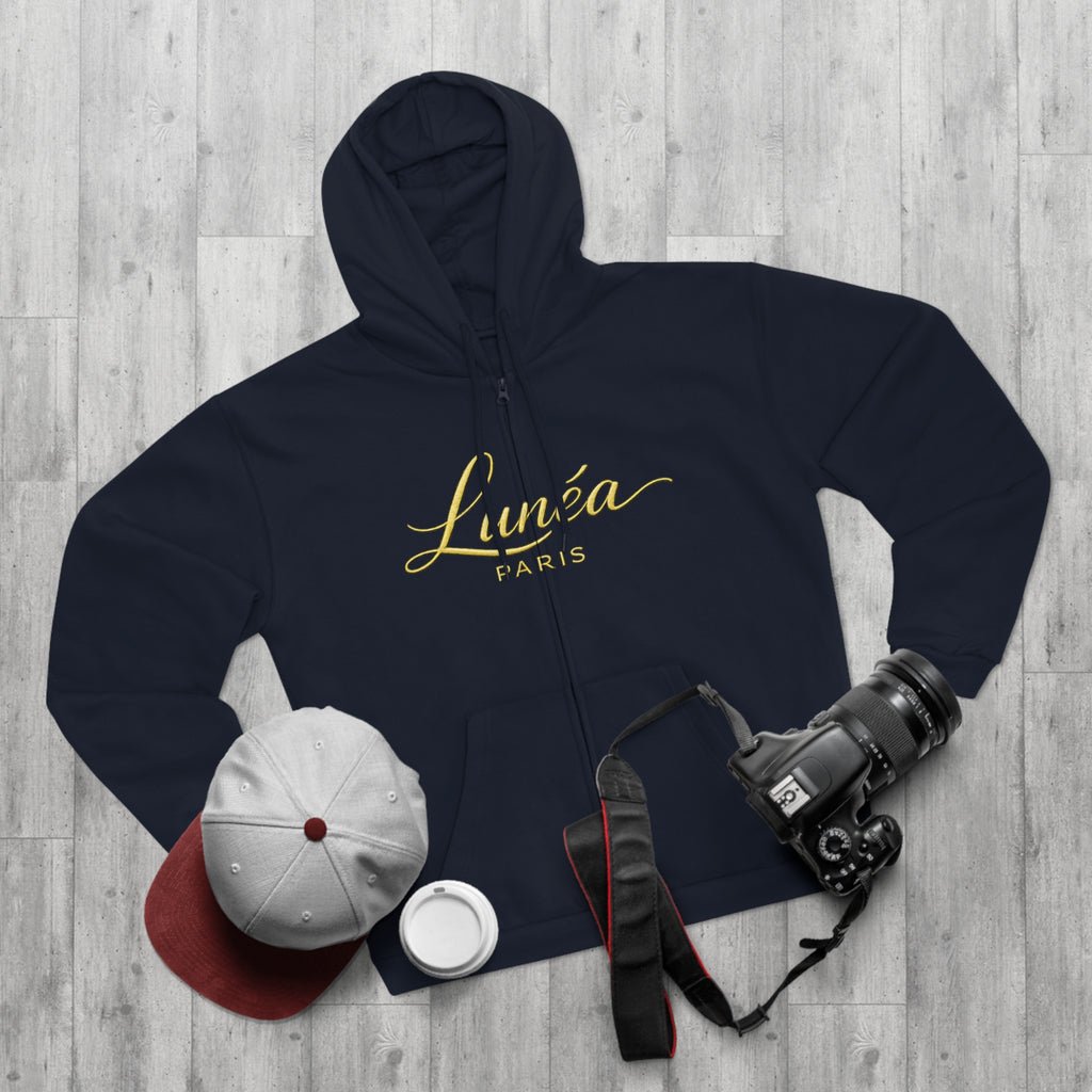 Hoodie Zippé Doré Lunéa