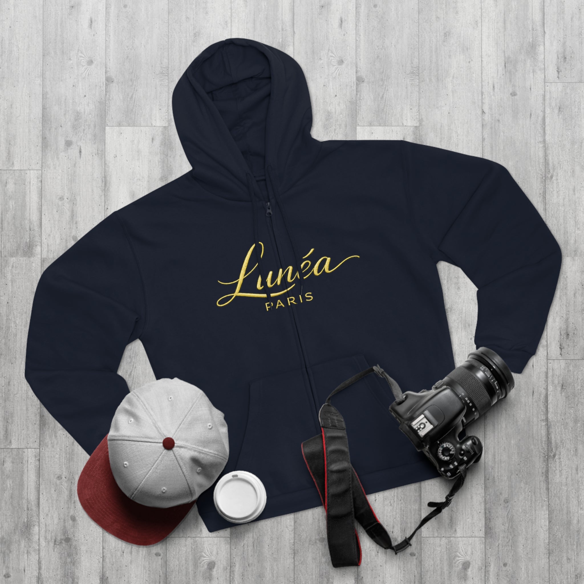 Hoodie Zippé Doré Lunéa