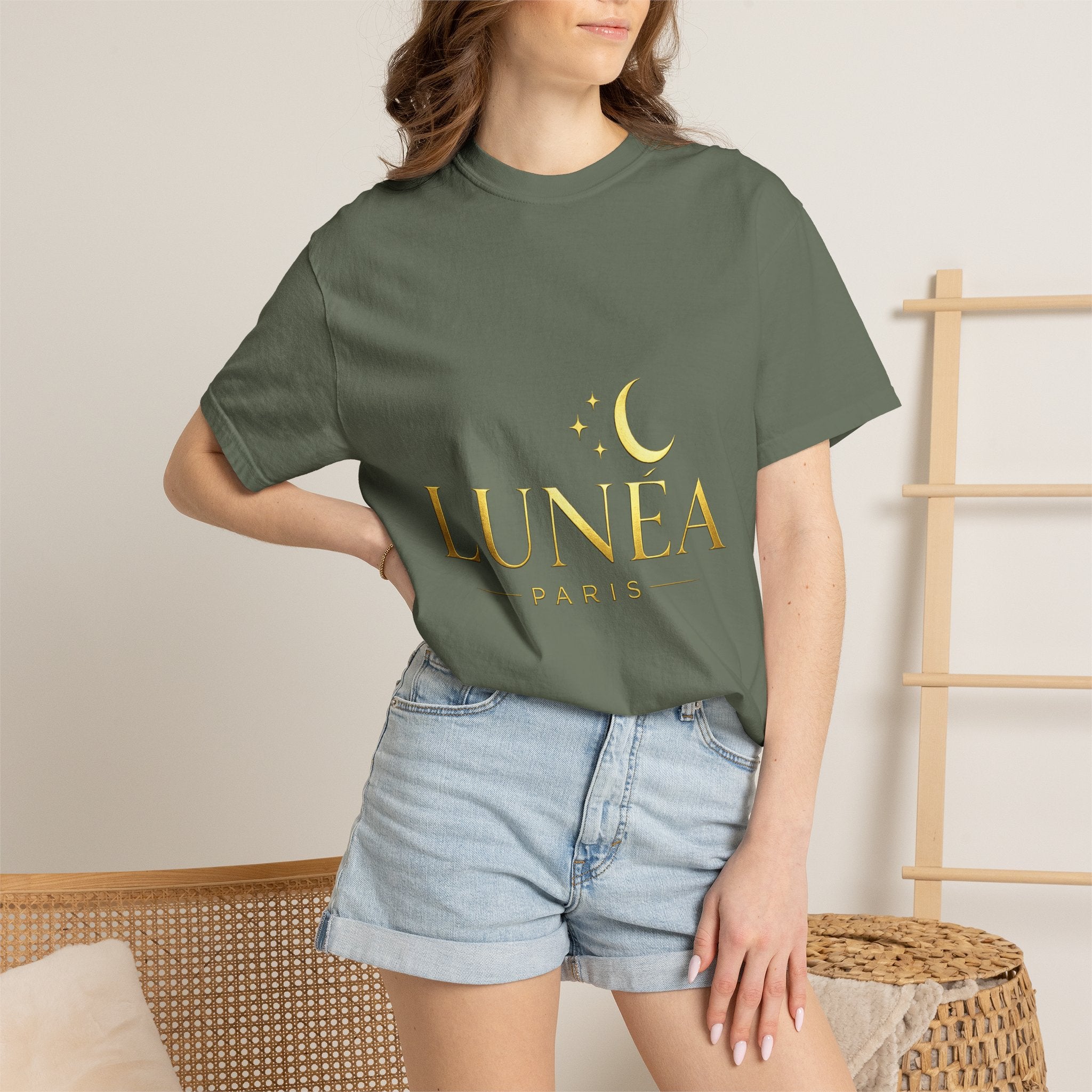 T-Shirt Croissant Doré Lunéa