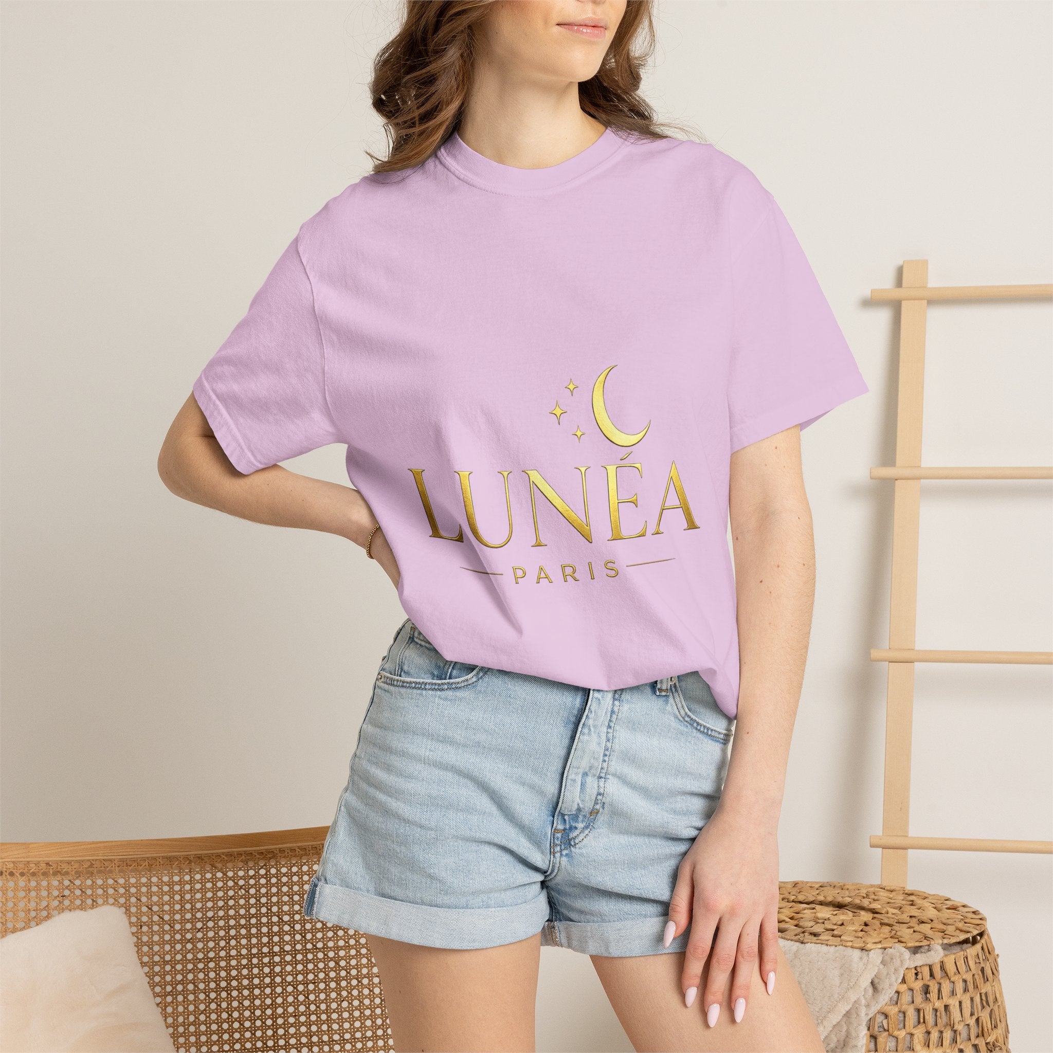 T-Shirt Croissant Doré Lunéa
