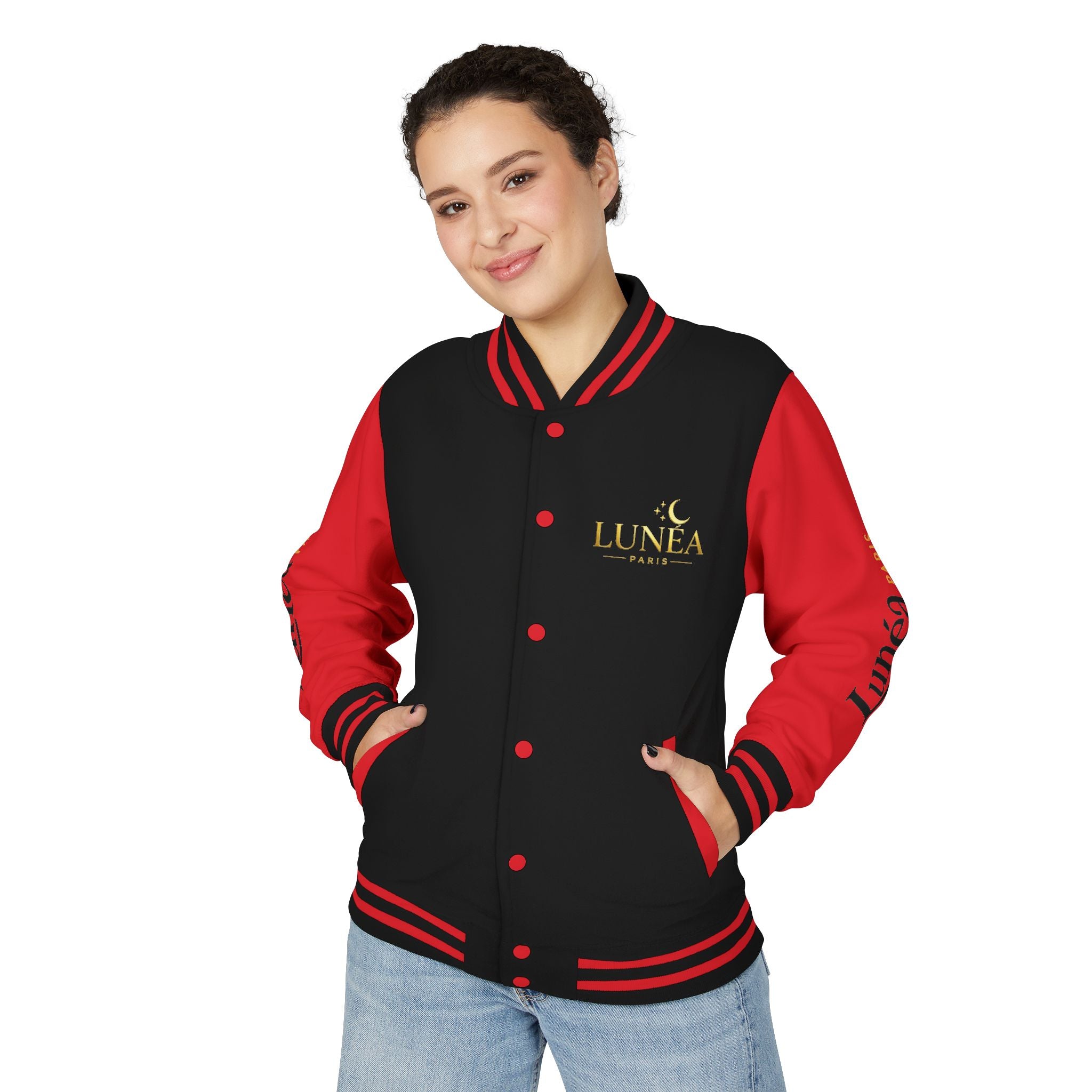 Veste Varsity Rouge Lunéa