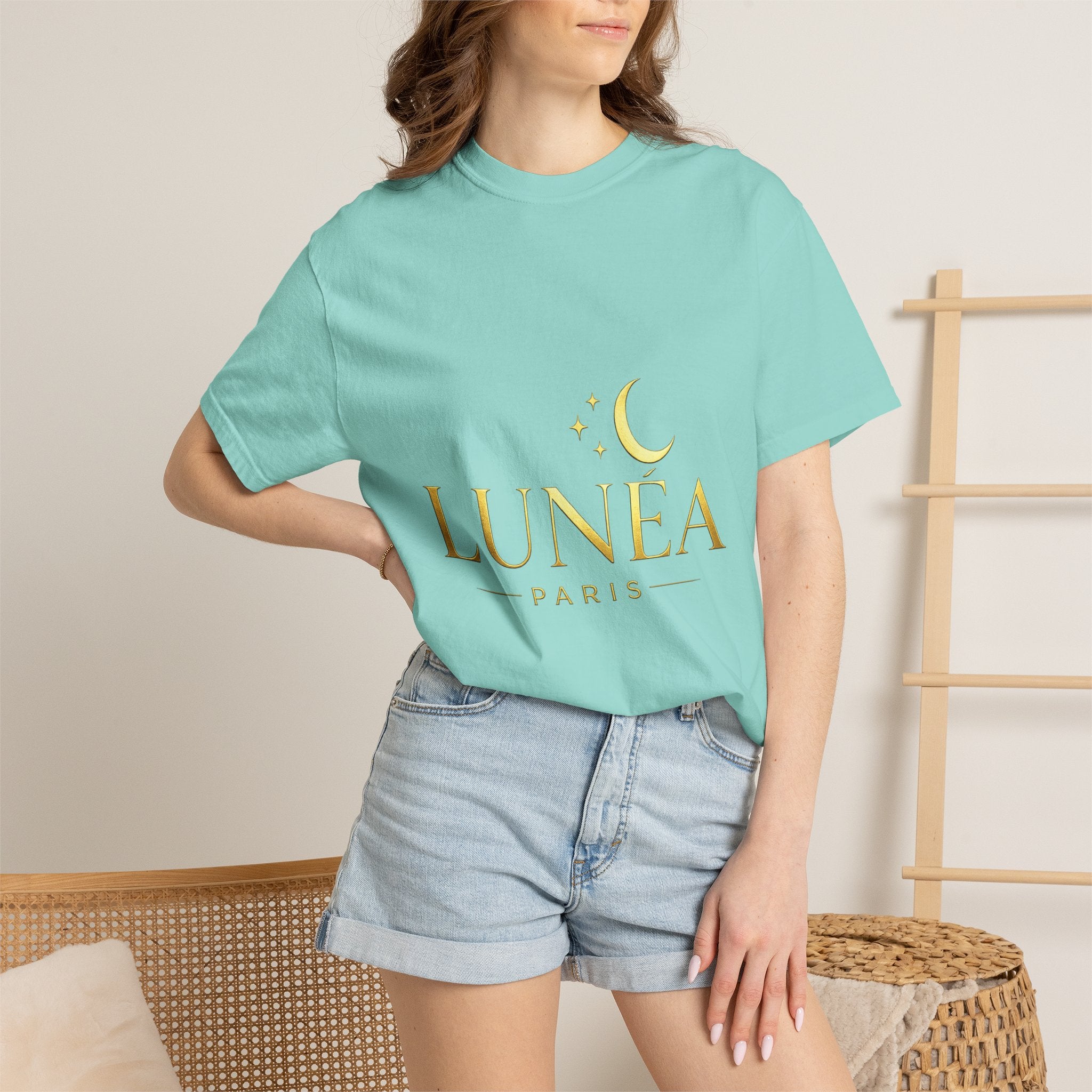 T-Shirt Croissant Doré Lunéa