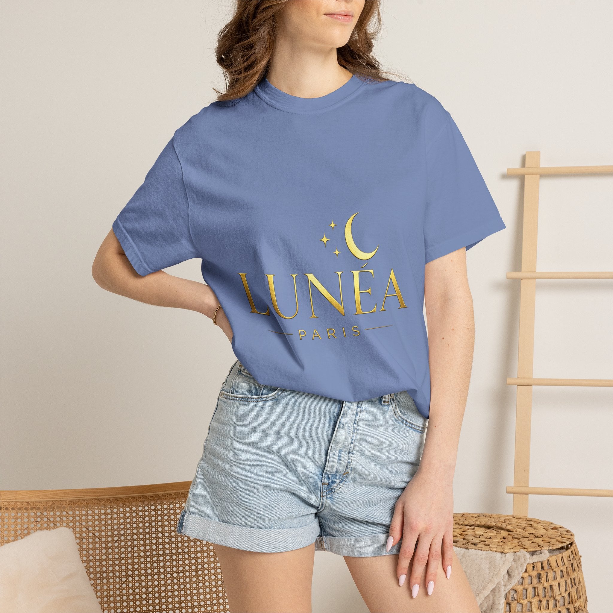 T-Shirt Croissant Doré Lunéa
