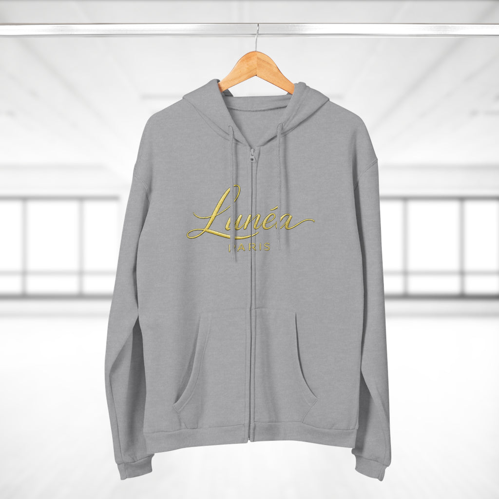 Hoodie Zippé Doré Lunéa