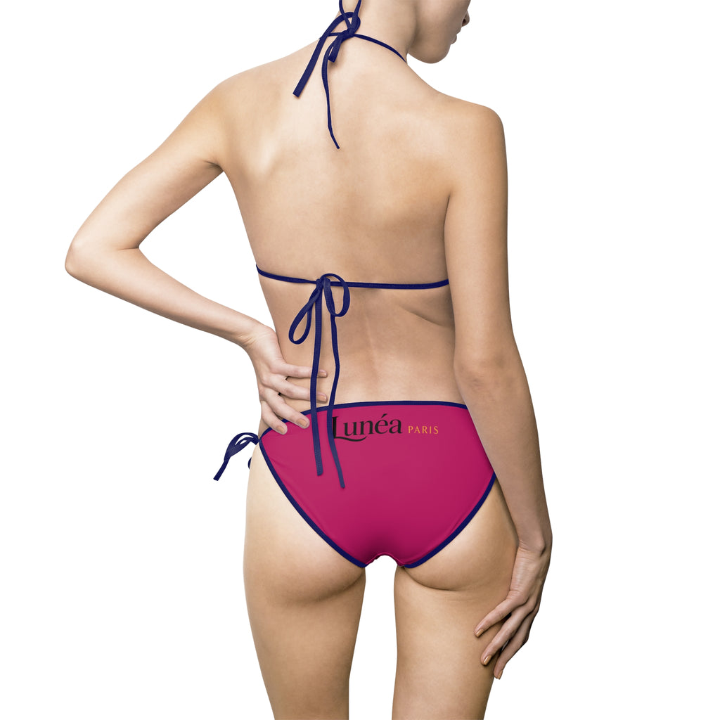 Bikini Ficelle Rose Lunéa