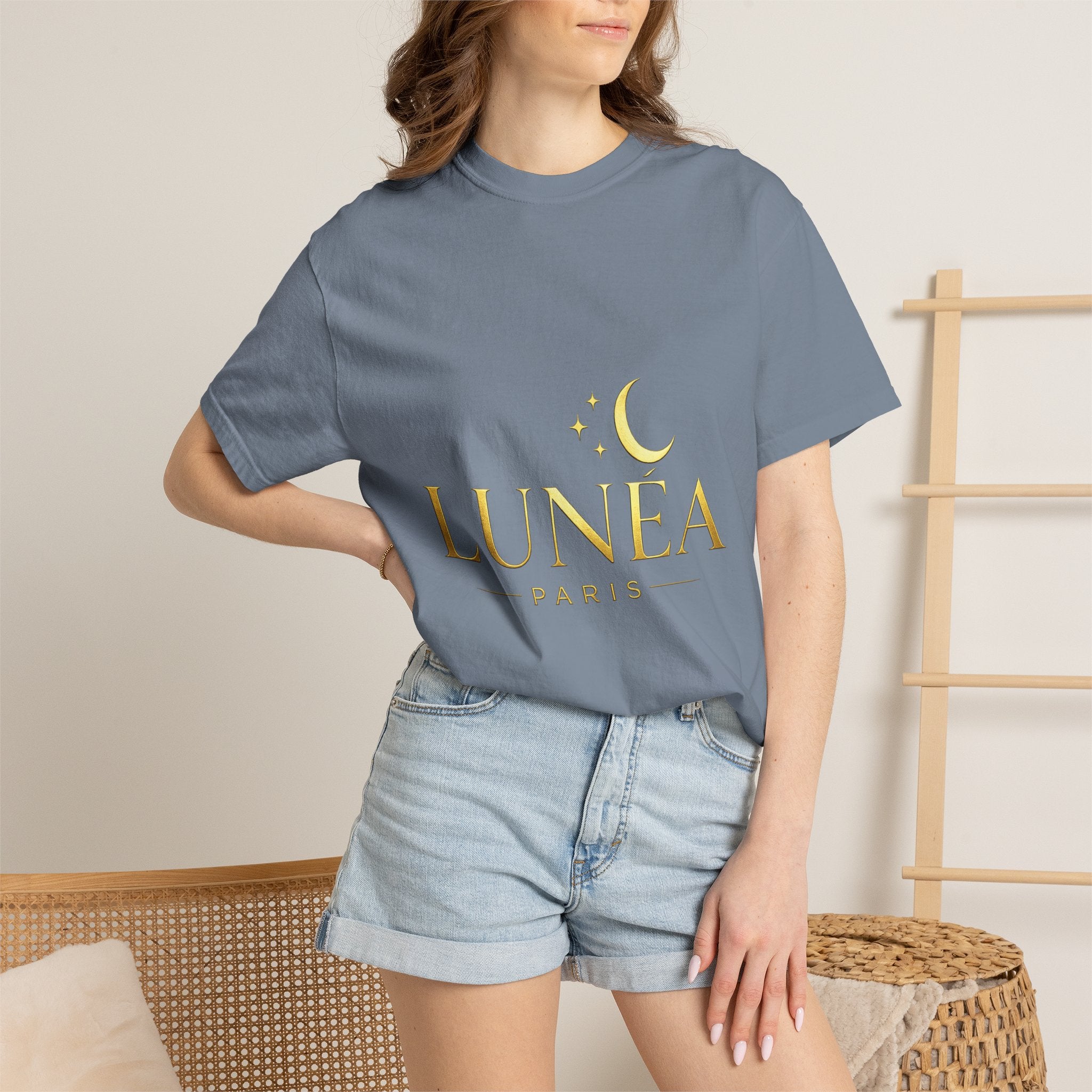 T-Shirt Croissant Doré Lunéa