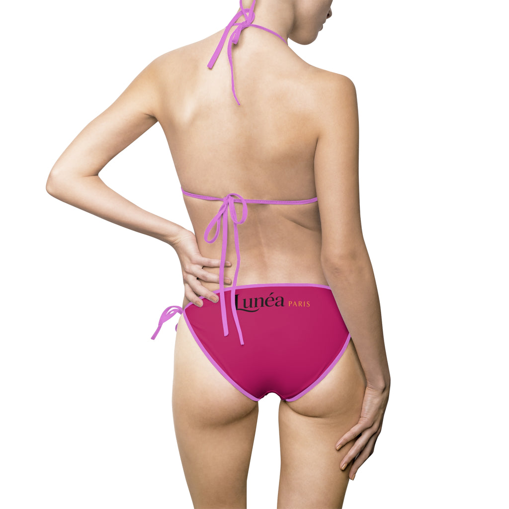Bikini Ficelle Rose Lunéa